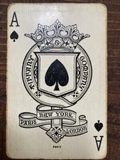 Tiffany & Co  Playing Cards Pre World War 2 Paris London New York Deck Rare Red