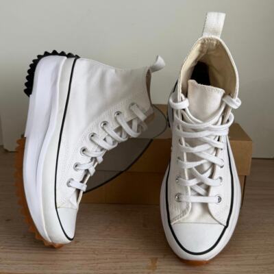 Converse Chuck Taylor Run Hike Platform White Sneakers- Men  5.5 - Women 7 Converse Run Star Hike Platform Sneaker - Egret | Journeys main image 2
