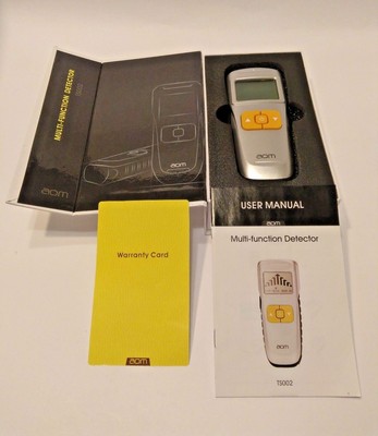 AOM Multi-Function Detector Stud Metal AC Live Wire Cable Scanner Finder 