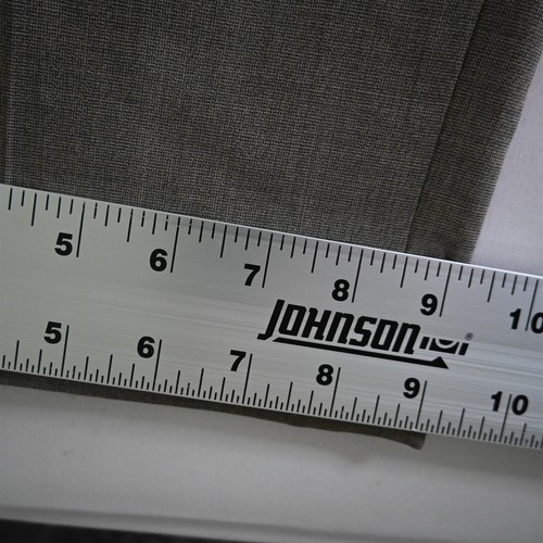 Hart Schaffner Marx 40x32 Tan Brown 100% Wool Pleated Cuffed Mens Dress Pants - Picture 5 of 9