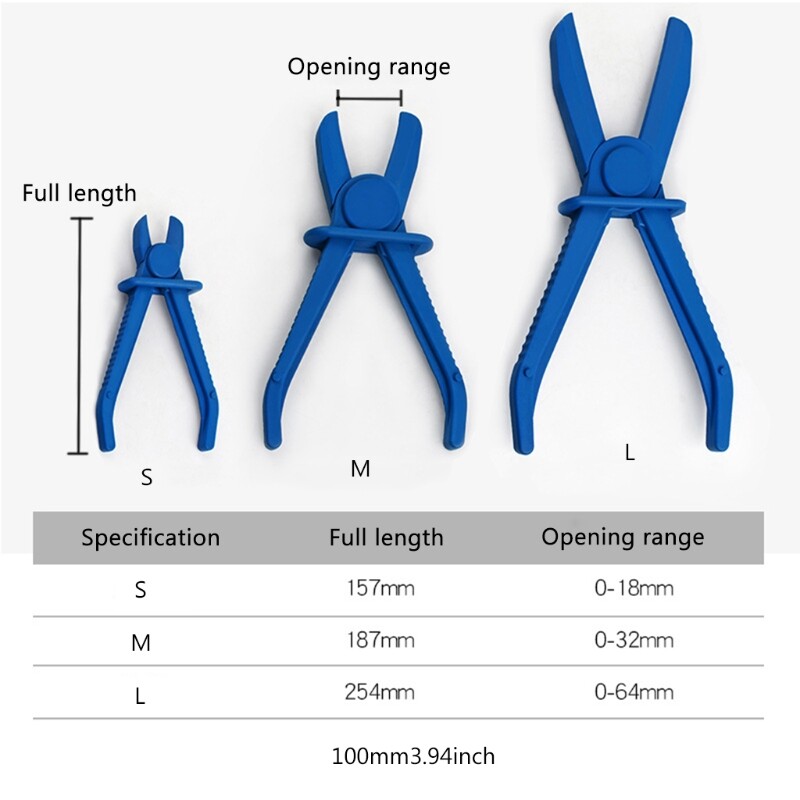 3 Pieces Hose Pinch Tool Brake Line Pinch Pliers Ergonomic Handle eBay