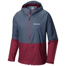 COLUMBIA Men's ROAN MOUNTAIN Shell Jacket - Navy/Red - Small - NWT LAST ONE LEFT