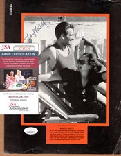 DOUGLAS FAIRBANKS JR. Signed Autograph Auto Magazine Page JSA 💎 COA
