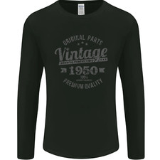 Vintage Year 76th Birthday 1950 Mens Long Sleeve T-Shirt