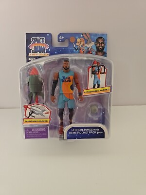 SPACE JAM: A New Legacy Lebron James with Acme Rocket Pack 4000  5'' NEW