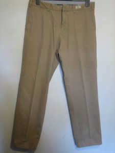 Leg Waist Mens Fly Hilfiger Bb19 34 Brown Trousers Chino Zip Tommy Madison BRwHxaP