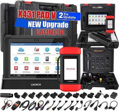 2025 LAUNCH X431 PAD V 5 PRO Profi Auto OBD2 Diagnosegerät ECU Programm Coding