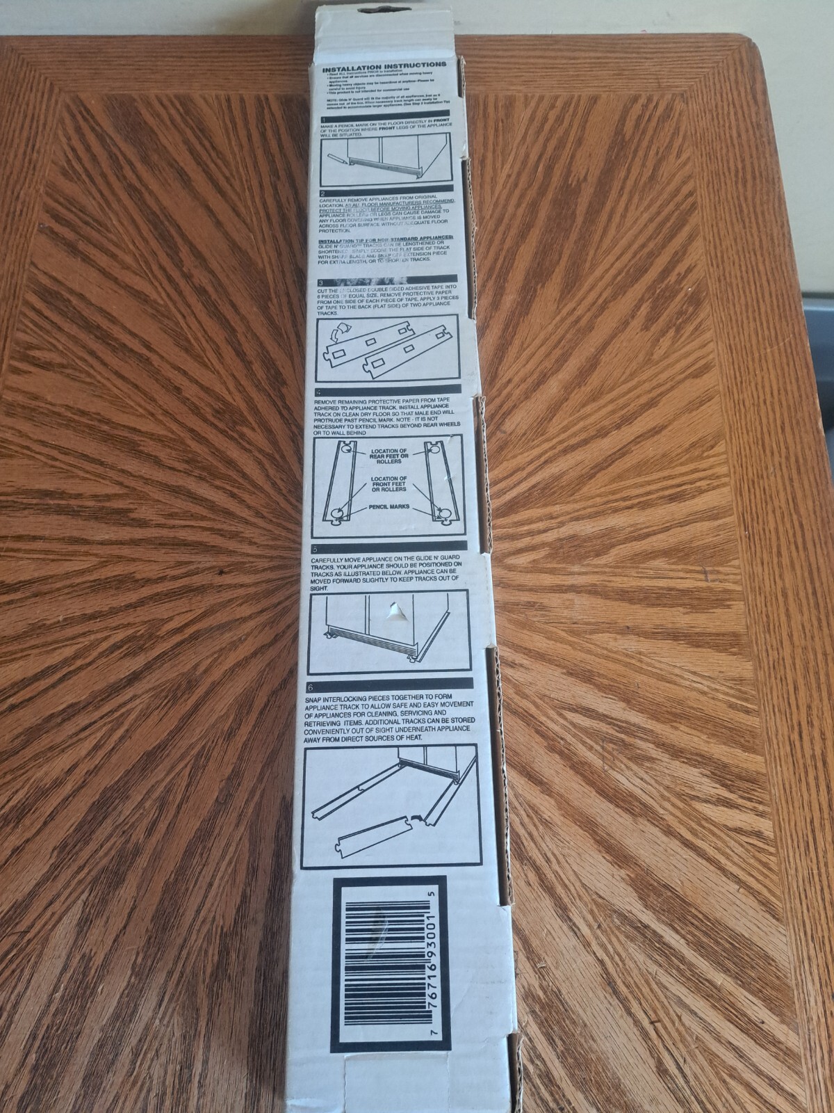 93001 Appliance Refrigerator Glide n Guard Floor Protectors Made In