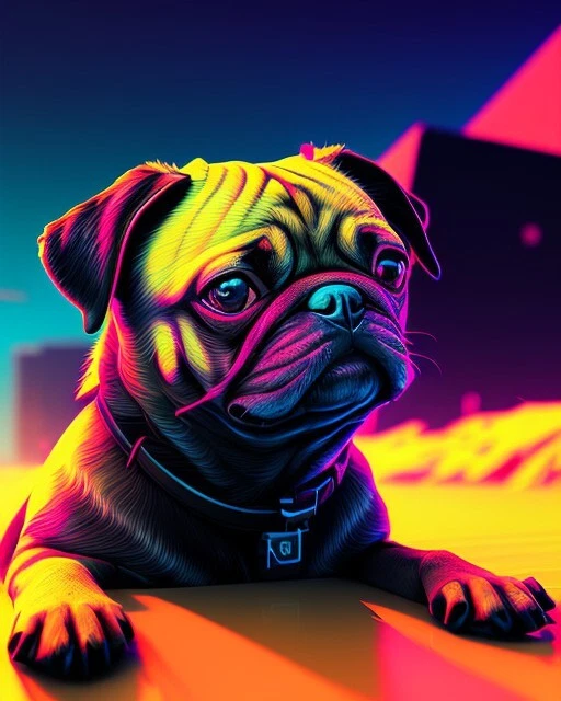 English sales pug dog