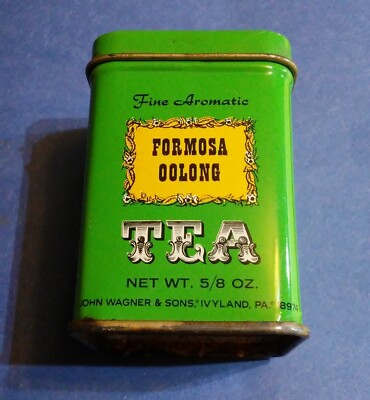 Tea Tin Formosa Oolong by John Wagner & Sons