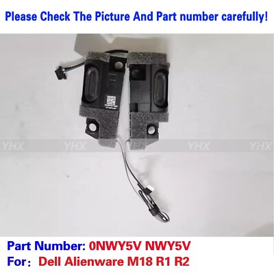 New For Dell Alienware M18 R1 R2 SPEAKER R+L 0NWY5V NWY5V