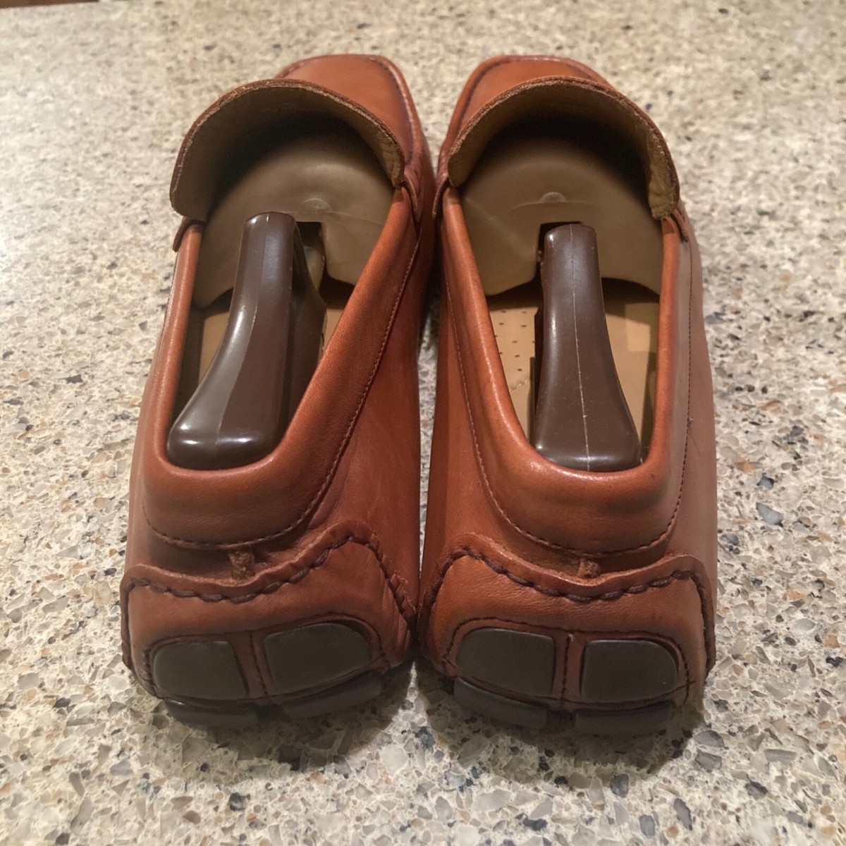 Vince Camuto Esmail Driving Loafers in Tan Leather Mens 9.5 Vince Camuto Esmail Driving Loafer - Free Shipping | DSW main image 2