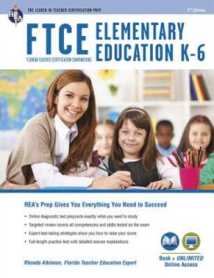 FTCE Elementary Education K-6 Book + Online (FTCE Teacher Certification T - GOOD