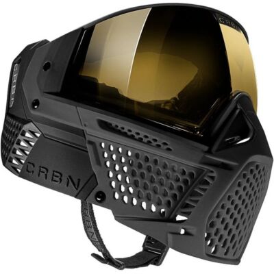 Carbon ZERO SLD Paintball Thermal Maske, Coal (Less Coverage) 