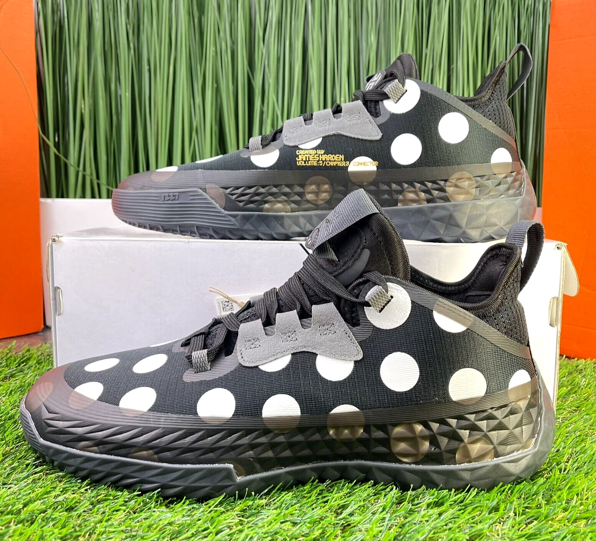 Adidas Harden Futurenatural Polka Dot Black Mens Basketball - Main Image