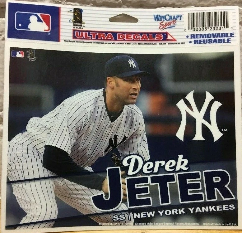 Derek Jeter New York Yankees 4" x 6" Multi-Use Decal Sticker - Image 2 of 2