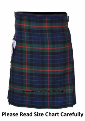 Set Da Kilt Scozzese Da Uomo Tradizionale Highland Per Gonna/Kilt Pin/Fibbia Per Cintura/Sporran - Foto 6