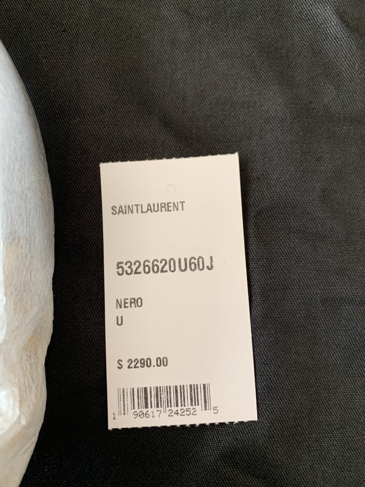 Monogramma a tracolla nuova con etichette Saint Laurent YSL Sulpice oro nero TRAPUNTATO PELLE DI AGNELLO