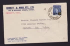 AUSTRALIA 1940s COMMERCIAL COVER TO USA SUPT MAIL SYDNEY CDS