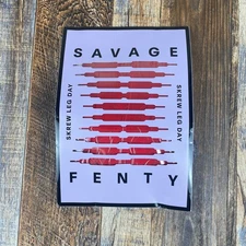 Savage X Fenty Women's XS/S Goji Berry Stocking with Backseam