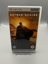 Batman Begins Movie UMD PSP PlayStation Portable Disc Original Case