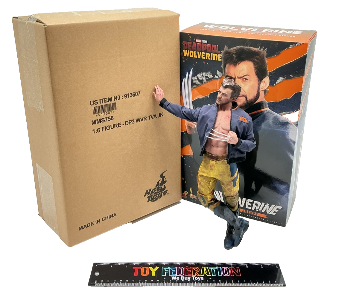 Hot Toys MMS756 Deadpool & Wolverine TVA JACKET WOLVERINE -Sealed