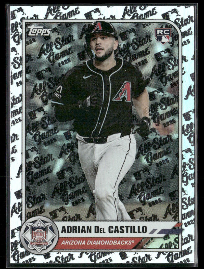 Adrian Del Castillo 2025 Topps All-Star Game Rainbow Foil #86 RC Arizona w