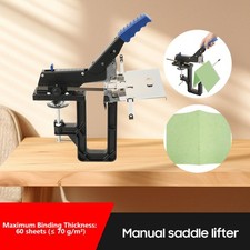 Manueller Sattelhefter 60 Blatt Flach/Rückstichheftung für Büro & Druckerei