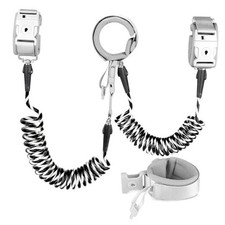 2 in 1 Toddler Leash with Magnetic Lock, Kids Anti Lost Wrist Black, Black