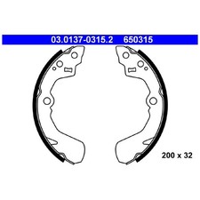 ATE Bremsbackensatz hinten 5321070C10 5320069G00 5320069G12 5320069G10 | 194408