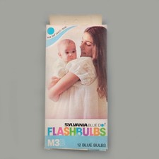 NOS Sylvania Blue Dot M3B Flash Bulbs 12-Pack