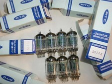 PAIRE LAMPE RTC 5814-A  ( ECC82 12AU7 6189 ) TUBE TESTED NOS NIB PAIR  =°=