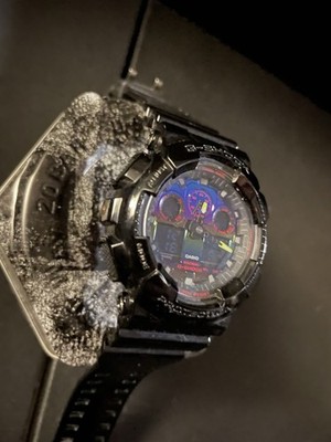 Casio G-SHOCK Quartz Analog-Digital Black Resin Date Alarm Chrono 200m