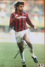 Ruud Gullit signed 12x8 photo AC Milan RACC TRUSTED SELLER ACG CERTIFIED