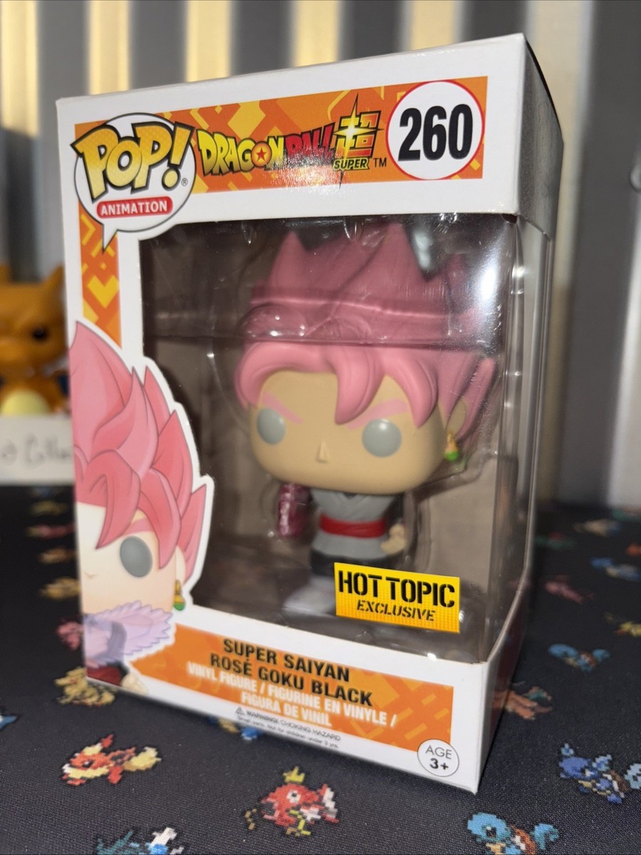 Funko Pop! Vinyl: Dragon Ball Super Saiyan Rose Goku Black -Hot Topic 1st  Wave