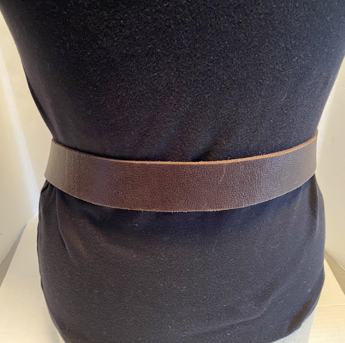 PRESH Brown Leather Belt with Intricate Silver Floral Design Buckle Size 30 View 4