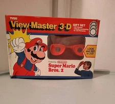 Vintage 1990 Tyco SUPER MARIO BROS. 2 View-Master 3-D Gift Set