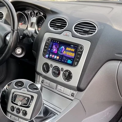 LUMIKY 4G+64GB Für Ford Focus II 2008-2011 Carplay Autoradio Type-C GPS WIFI Android 15