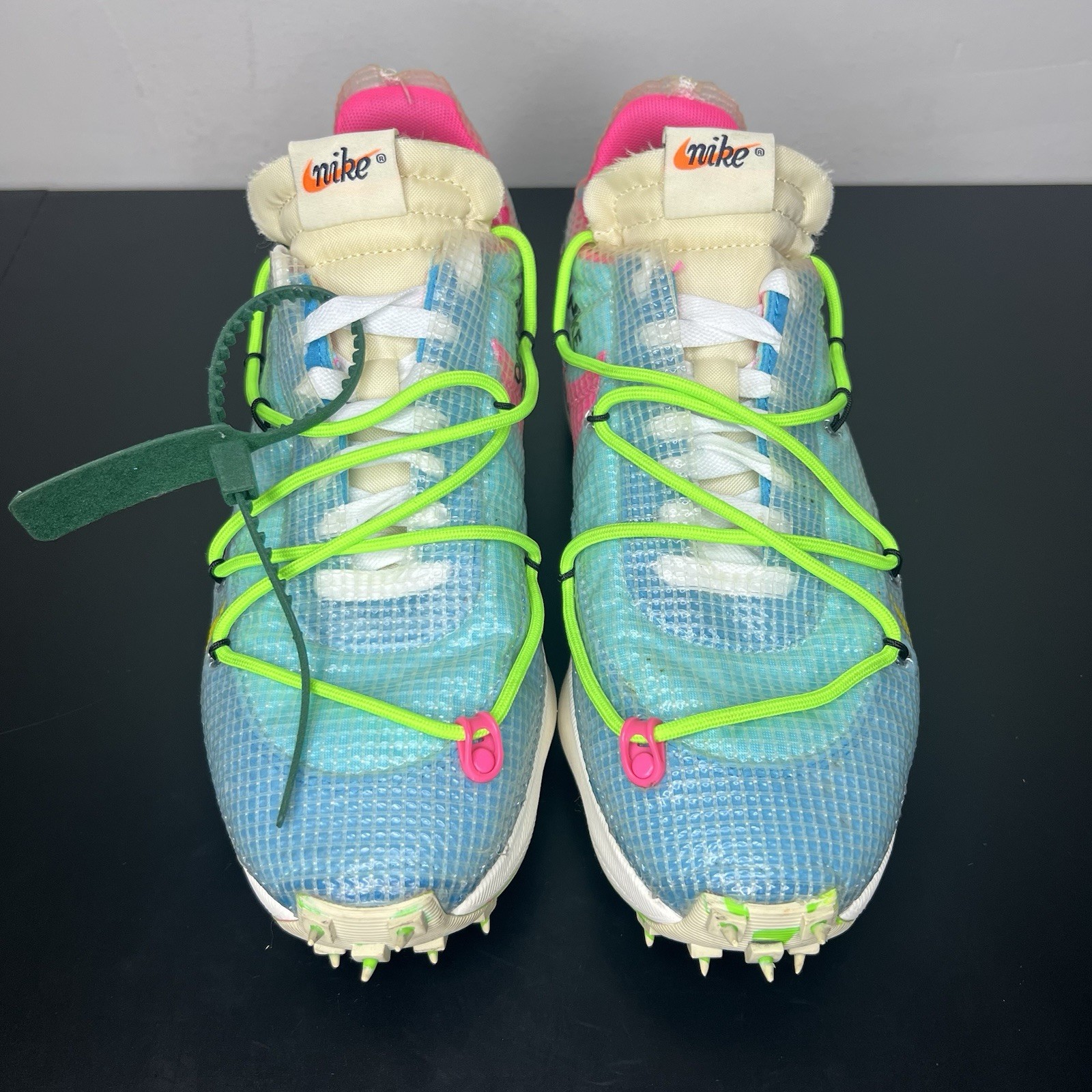 OFF WHITE X NIKE Taglia 9.5W 8M Nike Off White x Vapor Street blu polarizzato