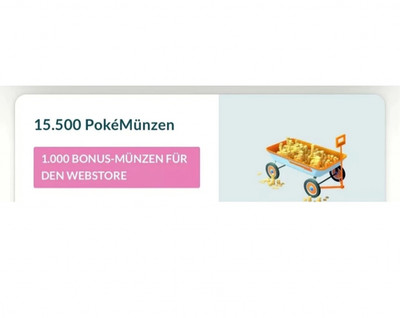  Pokemon GO Münzen Coins 4x 15.500 (62.000)  Münzen Pogo