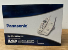 Teléfono inalámbrico digital Panasonic KX-TG2312W 2,4 GHz blanco NUEVO CAJA ABIERTA INSPECCIONADA