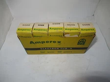 5 NOS AMPEREX 6688 E180F TUBES - TV-7/U TESTED - GOLD PINS