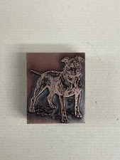 Dogs, Print Blocks, Pit Bull Terrier, SMALL SIZE!! 1/2" x 1 "