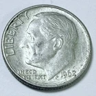 1962 D Roosevelt Dime US 10 Cent 90% SILVER CIRCULATED COIN #5645