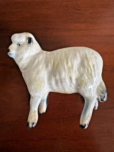 VINTAGE BESWICK SHEEP CREAM GLOSS MODEL No. 935  FARM ANIMAL