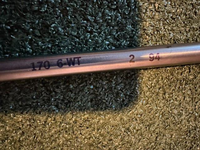 NOS Titanium Golf Iron Shaft 170 6-WT 37.5 Inch Possible Sandvik Tour