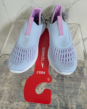Speedo Aqua Sock Slip-On Water Shoes Blue/Purple US Size 5-6 Medium