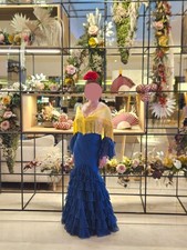 Authentic Sevillana Dress Flamenco Style Spanish Dance Feria Fashion