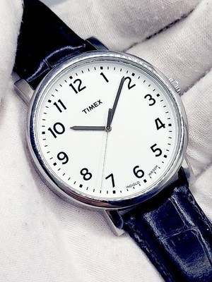 [Works] 42mm Timex Indiglo Unisex Easy Reader Weekender White Dial Wrist Watch