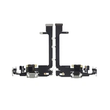 FOR IPHONE 11 PRO MAX (SILVER) CHARGING PORT FLEX CABLE PART